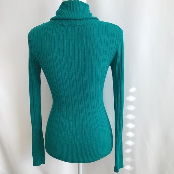 Catch My I Turquoise Cowl Neck Top - Picture 2 of 6